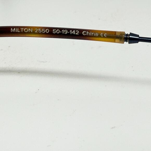 Warby Parker Eyeglasses Milton 2550 Brushed Navy Round Frame 50[]19 142 H19896 - Picture 5 of 7